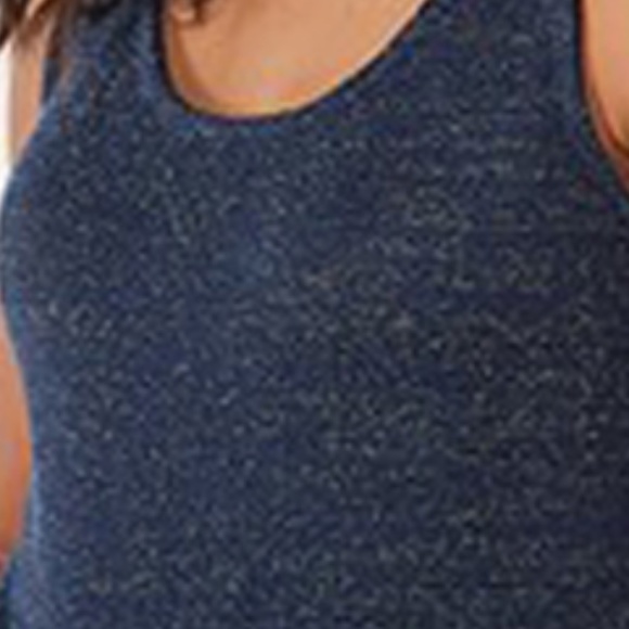 Tank-Navy Blue - Glitzy Nights  - Soft Surroundings - Large -NWT - Sealed - Picture 4 of 5